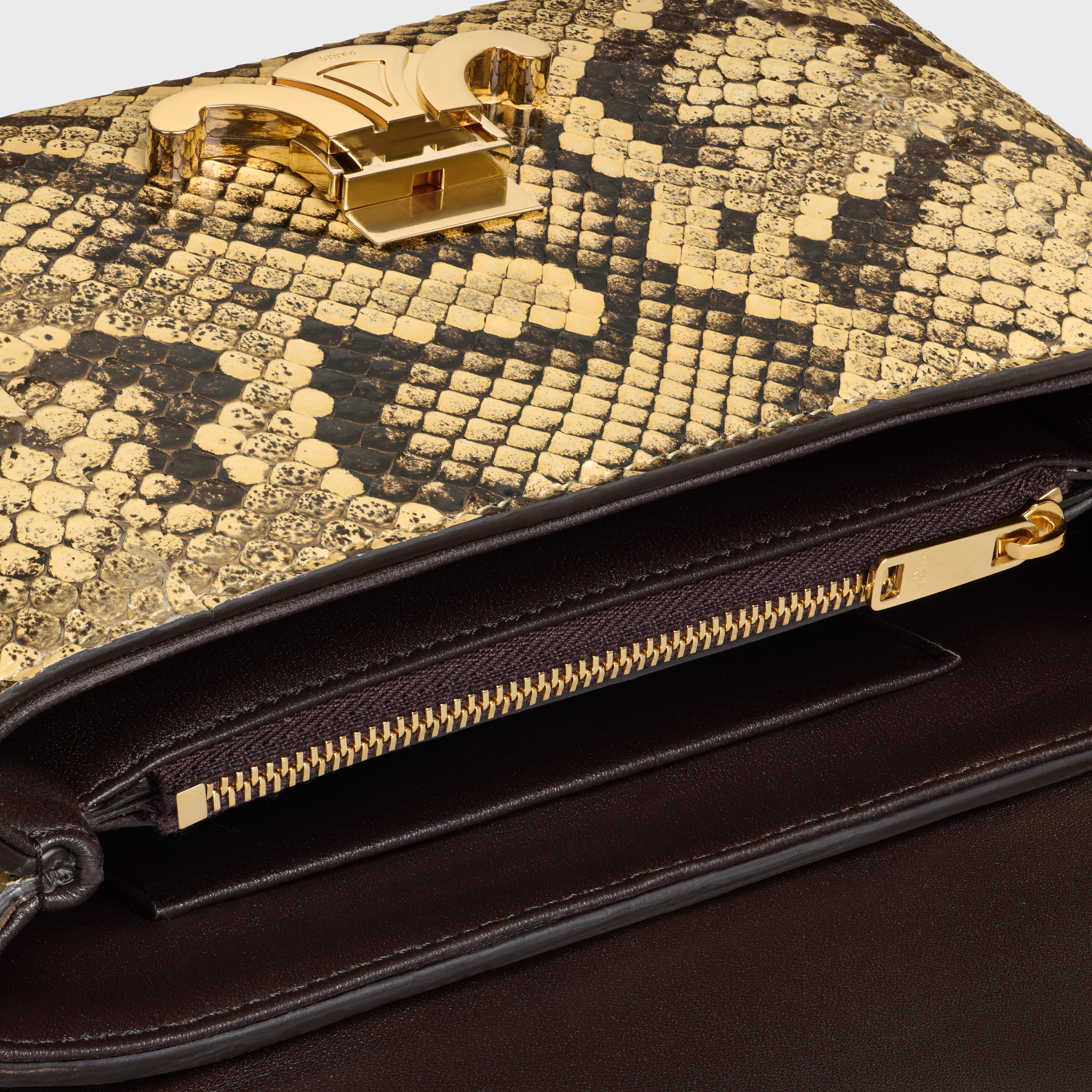 TEEN NINO BAG IN PYTHON - MIEL | CELINE